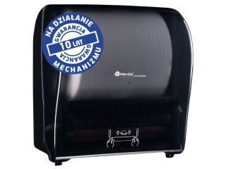 Podajnik ręczników MERIDA SOLID za 100 zł netto przy zakupie 2 kartonów ręczników AUTOMATIC RAB301